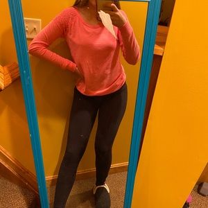 Pink lacy long sleeve